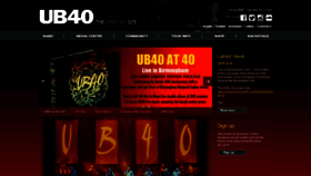 What Ub40.global website looked like in 2020 (3 years ago)