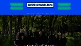 What Ustickdental.com website looked like in 2020 (3 years ago)