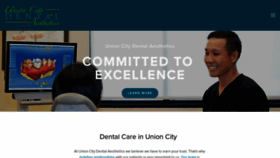 What Unioncitycadentist.com website looked like in 2020 (3 years ago)