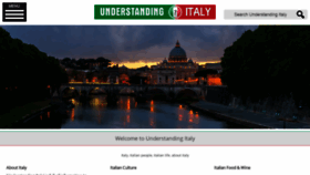 What Understandingitaly.com website looked like in 2020 (3 years ago)