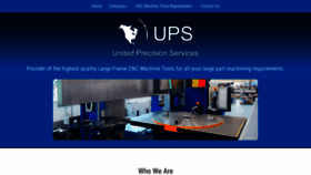 What Unitedprecisionservices.com website looked like in 2020 (3 years ago)