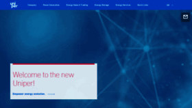 What Uniper.energy website looked like in 2020 (3 years ago)