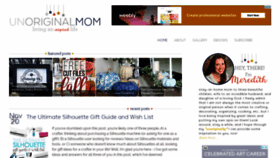 What Unoriginalmom.com website looked like in 2020 (3 years ago)