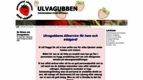 What Ulvagubben.se website looked like in 2020 (3 years ago)