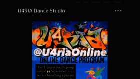 What U4riadance.com website looked like in 2020 (3 years ago)