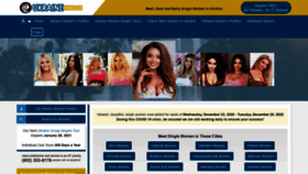 What Ukrainesingles.com website looked like in 2020 (3 years ago)