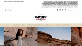 What Universebridalandprom.com website looked like in 2020 (3 years ago)