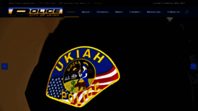 What Ukiahpolice.com website looked like in 2021 (3 years ago)