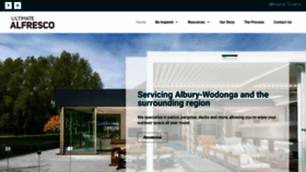 What Ultimatealfresco.com.au website looked like in 2021 (3 years ago)