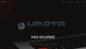 What Umota.com website looked like in 2021 (3 years ago)