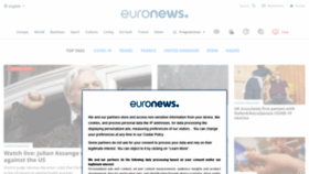 What Ua.euronews.com website looked like in 2021 (3 years ago)