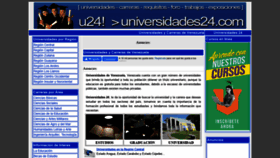 What Universidades24.com website looked like in 2021 (3 years ago)