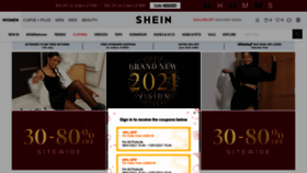What Us.shein.com website looked like in 2021 (3 years ago)
