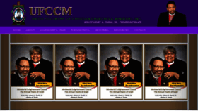 What Ufccm.org website looked like in 2021 (3 years ago)