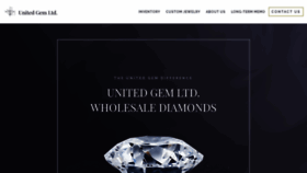 What Unitedgem.com website looked like in 2021 (3 years ago)
