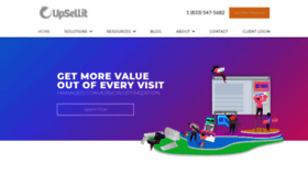 What Upsellit.com website looked like in 2021 (3 years ago)