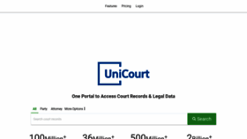 What Unicourt.com website looked like in 2021 (3 years ago)