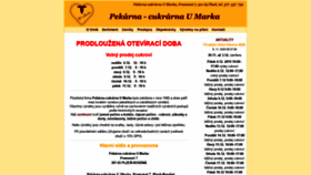 What Umarka.cz website looked like in 2021 (3 years ago)