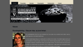 What Uitvaartcocquyt.be website looked like in 2021 (3 years ago)