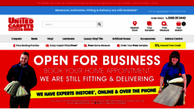 What Unitedcarpetsandbeds.com website looked like in 2021 (4 years ago)