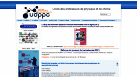 What Udppc.asso.fr website looked like in 2021 (3 years ago)