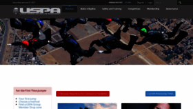 What Uspa.org website looked like in 2021 (3 years ago)