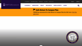 What Umhb.edu website looked like in 2021 (3 years ago)