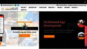 What Uberlikeapp.com website looked like in 2021 (4 years ago)