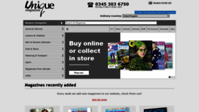 What Uniquemagazines.co.uk website looked like in 2021 (3 years ago)