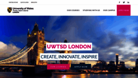 What Uwtsdlondon.ac.uk website looked like in 2021 (3 years ago)