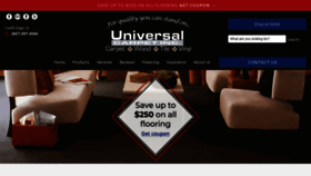 What Universalcarpetinc.com website looked like in 2021 (3 years ago)