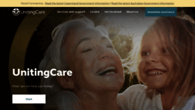 What Unitingcareqld.com.au website looked like in 2021 (3 years ago)