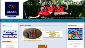 What Ugsel-bretagne.org website looked like in 2021 (3 years ago)