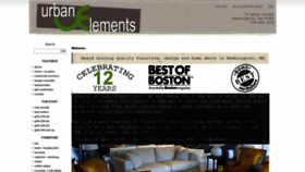 What Urbanelementshome.com website looked like in 2021 (3 years ago)