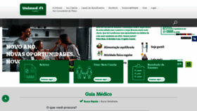 What Unimedcuiaba.com.br website looked like in 2021 (3 years ago)