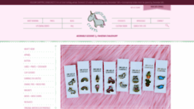 What Unicorncraftsart.com website looked like in 2021 (3 years ago)