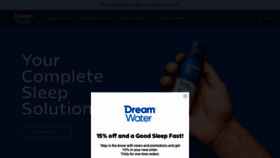 What Usa.drinkdreamwater.com website looked like in 2021 (3 years ago)