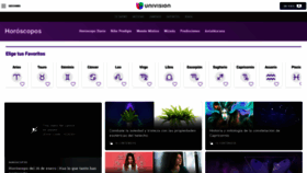 What Univisionadivinos.com website looked like in 2021 (3 years ago)