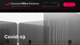 What Universalofficesolutions.co.uk website looked like in 2021 (3 years ago)