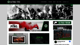 What Ultras-tifo.net website looked like in 2021 (3 years ago)