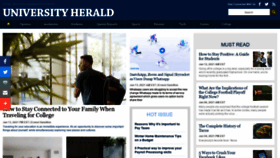 What Universityherald.com website looked like in 2021 (3 years ago)