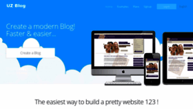 What Uzblog.net website looked like in 2021 (3 years ago)