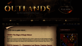 What Uooutlands.com website looked like in 2021 (3 years ago)