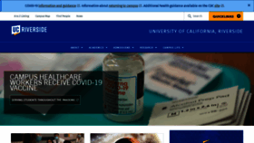 What Ucr.edu website looked like in 2021 (3 years ago)