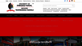 What Ukzn.ac.za website looked like in 2021 (3 years ago)