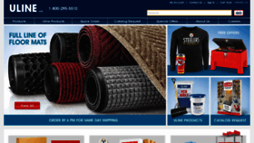 What Uline.ca website looked like in 2021 (4 years ago)
