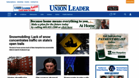 What Unionleader.com website looked like in 2021 (3 years ago)