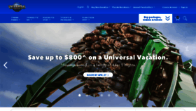 What Universalorlando.com website looked like in 2021 (3 years ago)