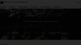 What Uva.nl website looked like in 2021 (3 years ago)