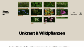 What Unkraeuter.info website looked like in 2021 (3 years ago)